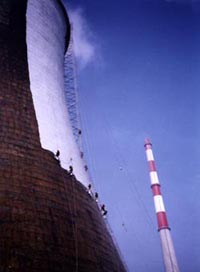 Corrosion protection of cooling tower